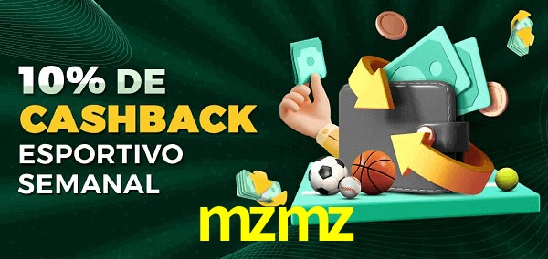 10% de bônus de cashback na mzmz